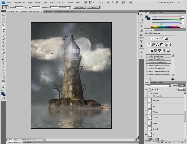 Creation of Lighthouse.: Step 4